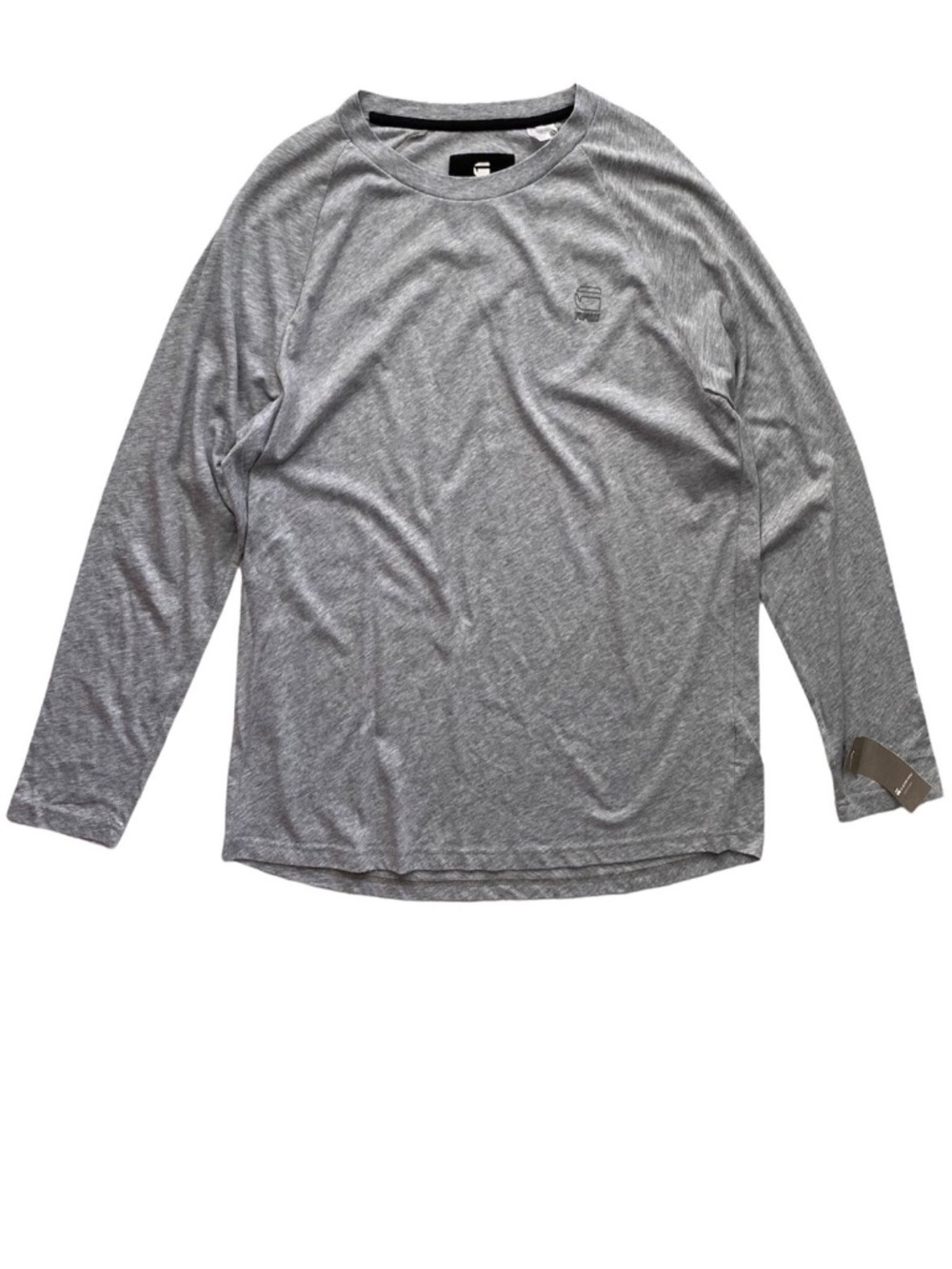 G Star Raw Nwt Gray Grey Long Sleeve Cotton Polyester Classic Raglan Shirt XL